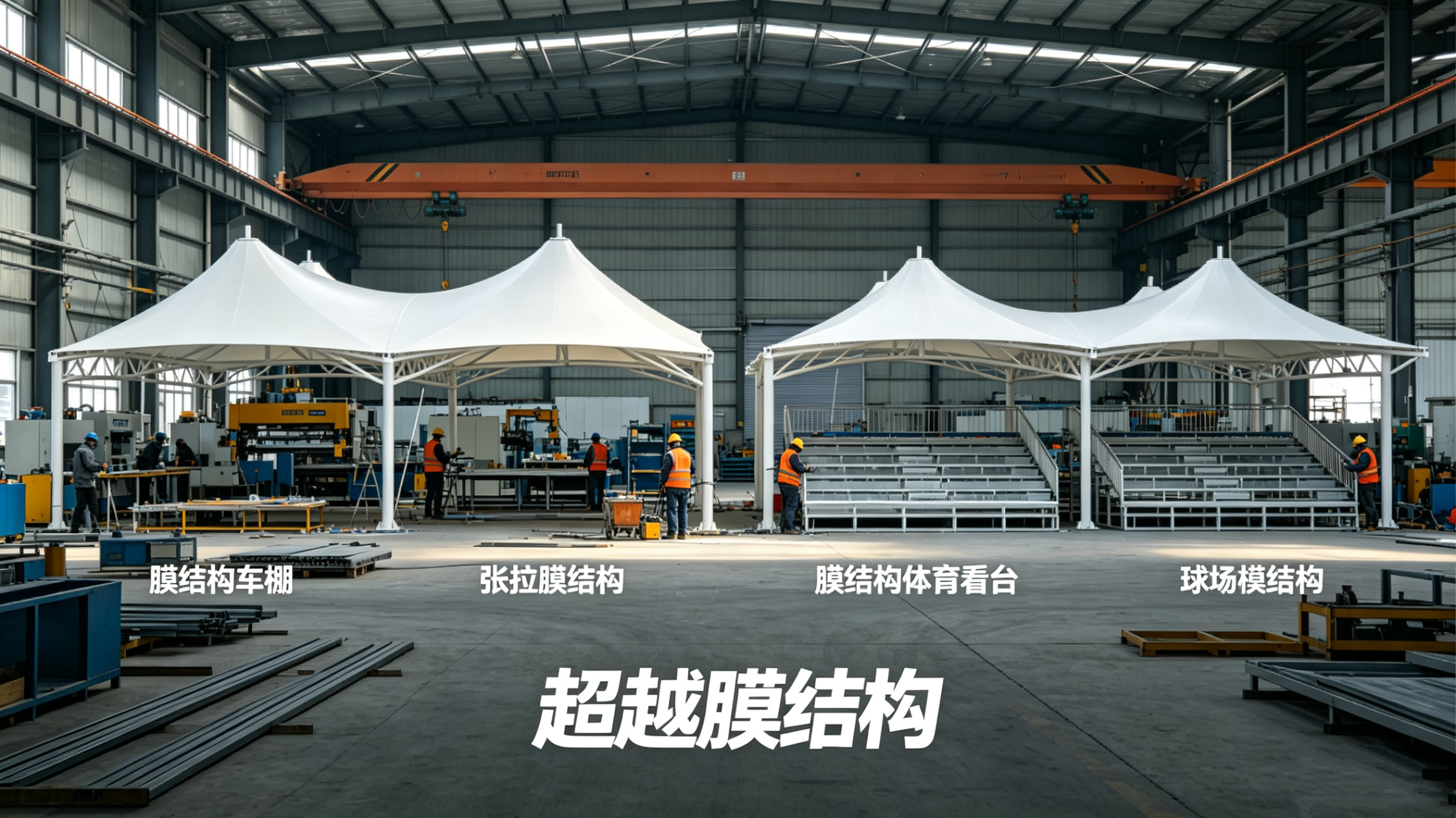 沈阳市膜结构工程膜结构车棚 - 厂家